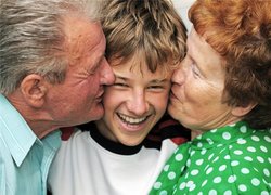 Определить порядок общения бабушки и дедушки с внуком